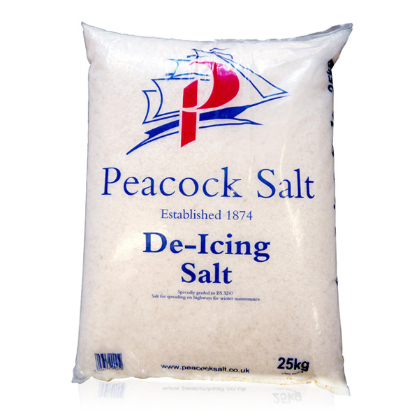 Image result for peacock white deicing salt