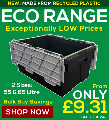 Low Cost Plastic Storage Crates - ECO Range