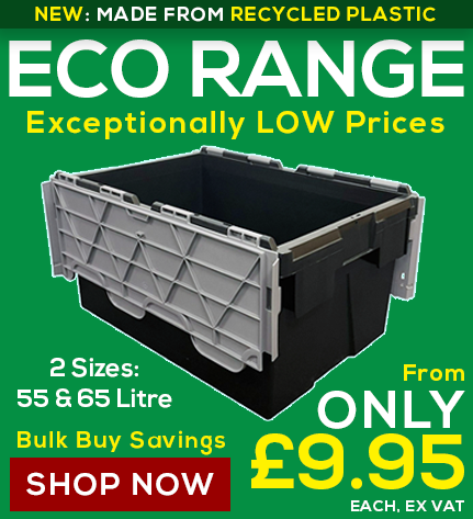 Low Cost Plastic Storage Crates - ECO Range