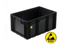 Electro Conductive ESD Euro Stacking Containers and Trays