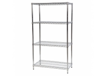 chrome wire shelving