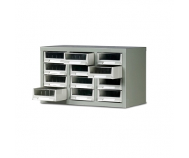 Ref: B052002 Small Parts Box Cabinet 12 Drawer Unit