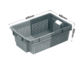 Euro Stacking and Nesting Ventilated Container 32 Litres