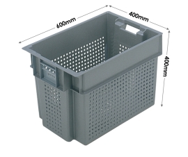 Euro Stacking and Nesting Ventilated Container 70 Litres