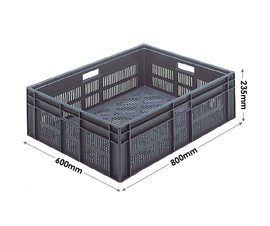Euro Stacking Ventilated Container 87 Litre