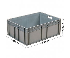 21135 Container - 125 Litres with Hand Holes