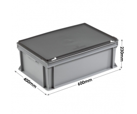 3-201-0-CASE Grey Range Euro Container Case - 40 Litres