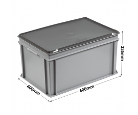 3-202-0-CASE Grey Range Euro Container Case - 60 litres