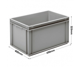 3-202-0 Grey Range Euro Container - 60 litres