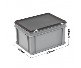 3-204-0-CASE Grey Range Euro Container Case - 20 Litres