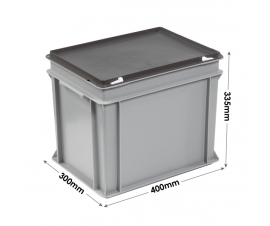 3-205-0-CASE Grey Range Euro Container Case - 30 Litres