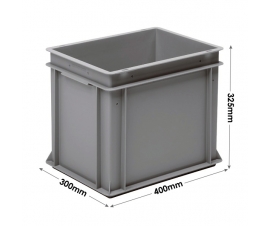 3-205-0 Grey Range Euro Container - 30 litres