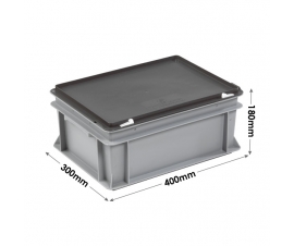 3-207-0-CASE Grey Range Euro Container Case - 15 Litres