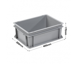 3-207-0 Grey Range Euro Container - 15 Litres