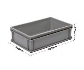 3-208-0 Grey Range Euro Container - 30 litres