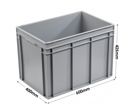 3-209-0 Grey Range Euro Container - 90 litres