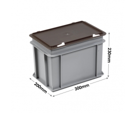 3-210-0-CASE Grey Range Euro Container Case - 9 Litres