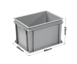 3-212-0 Grey Range Euro Container - 25 litres