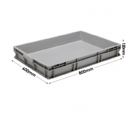 3-222-0 Grey Range Euro Container - 45 litres