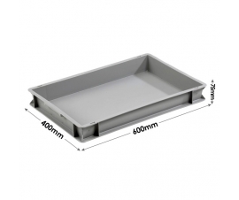 3-227-0 Grey Range Euro Container - 14 litres