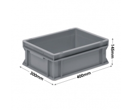 3-4313-53 Grey Range Euro Container 12 Litres