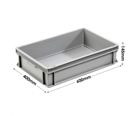 3-6413-02 Grey Range Euro Container - 26 litres