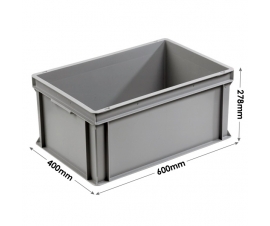 3-6426-1 Grey Range Euro Container - 53 Litres