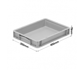 400 x 300 x 70mm Euro Stacking Container Tray