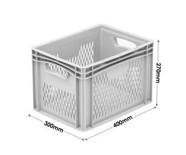 Ventilated Euro Container for Optimal Air Flow