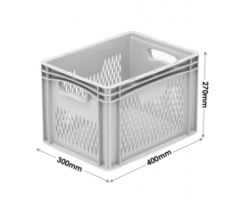 Ventilated Euro Container for Optimal Air Flow