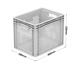 320mm High Euro Containers with Vented Sides and Base