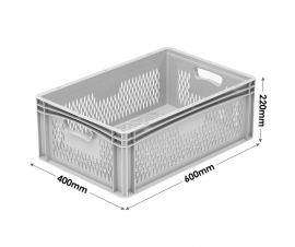 Euro Container with Circulation Holes