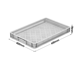 Ventilated Euro Tray 70mm High