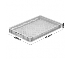 Ventilated Euro Tray 70mm High