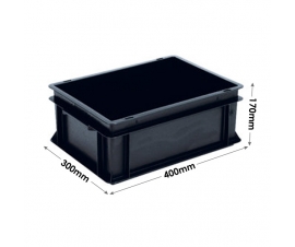 Euro Conductive Container 15 Litre (400 x 300 x 170mm)