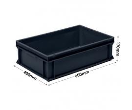 Euro Conductive Container 30 Litre (600 x 400 x 170mm)