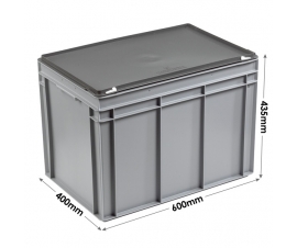 3-209-0-CASE Grey Range Euro Container Case - 90 litres