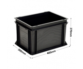 Euro Conductive Container - 25 Litres (400 x 300 x 270mm)