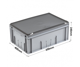 44-6424-0-CASE Grey Range Euro Container Case - 45 Litres