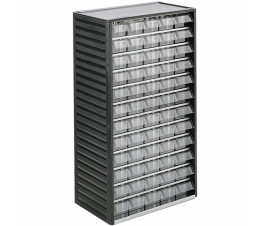 550-3 60 Clear Drawer Small Parts Cabinet