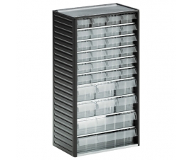 550C-3 Small Clear Drawer Cabinet with 32 Drawers