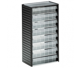 556-3 Small Parts Cabinet with 8 Clear Plastic Drawers