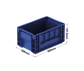 R-KLT (VDA) Small Load Carrier Container 300 x 200 x 147.5mm