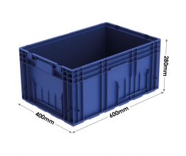 R-KLT (VDA) Small Load Carrier Container 600 x 400 x 280mm - Blue