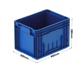 KLT (VDA) Containers - 24.1 Litres (400 x 300 x 280mm) Smooth Base