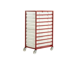CT310P Mobile Tray Rack With 10 Food Grade Trays