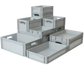 Euro Stacking Containers With and Without Lids | Folding Containers