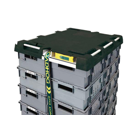 The Loadhog Pallet Lid Secures Boxed Product To Pallets