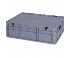 800mm x 600mm x 240mm PLASED86_22-Euro-Container-Lidded