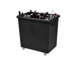 Black Bar Truck Bottle Skips And Bar Trolleys